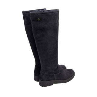 Iron Ore Suede Knee-High Boots