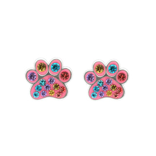Pendientes de Plata de Ley 925 y Circonita Multicolor acabado en rodio - Lihai-multicolor