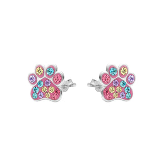 Pendientes de Plata de Ley 925 y Circonita Multicolor acabado en rodio - Lihai-multicolor