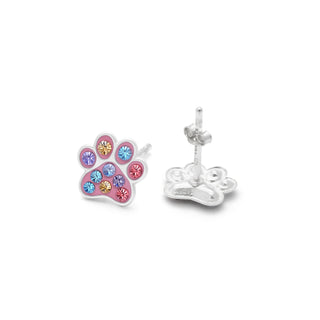 Pendientes de Plata de Ley 925 y Circonita Multicolor acabado en rodio - Lihai-multicolor
