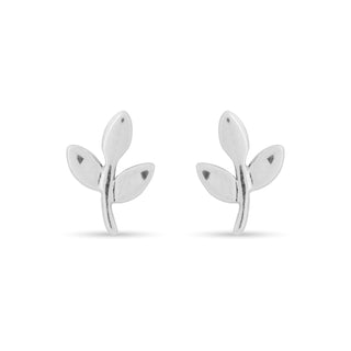 Pendientes de Plata de Ley 925 acabados en rodio - Essential-blanco