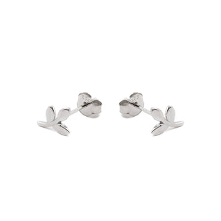 Pendientes de Plata de Ley 925 acabados en rodio - Essential-blanco