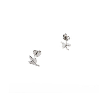 Pendientes de Plata de Ley 925 acabados en rodio - Essential-blanco