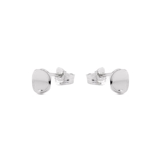 Pendientes de Plata de Ley 925 acabados en rodio - Essential-gris