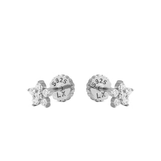 LUXENTER Anba锆石耳环 镀铑 西班牙轻奢珠宝品牌 气质百搭送礼推荐