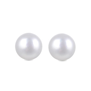 Pendientes Básico Plata de Ley - 12mm - Sajio BLANCO-BLANCO
