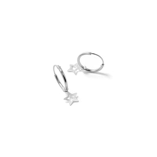 Pendientes de Plata de Ley 925 acabados en rodio - Essential-gris