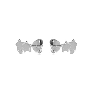 Pendientes de Plata de Ley 925 acabados en rodio - Essential-gris