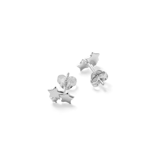 Pendientes de Plata de Ley 925 acabados en rodio - Essential-gris