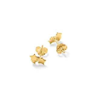Pendientes de Plata de Ley 925 acabados en oro amarillo 18K - Essential-amarillo