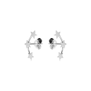 Pendientes de Plata de Ley 925 acabados en rodio - Essential-gris
