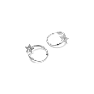 Pendientes de Plata de Ley 925 acabados en rodio - Essential-gris