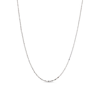 Cadena de 42cm de Plata de Ley 925 acabado en rodio - Sumga-gris