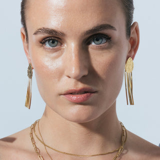 Pendientes acabado en oro amarillo 18k - Belol-amarillo
