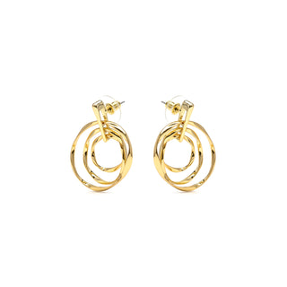 Pendientes acabado en oro amarillo 18k - Daban-amarillo