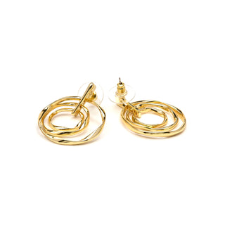 Pendientes acabado en oro amarillo 18k - Daban-amarillo
