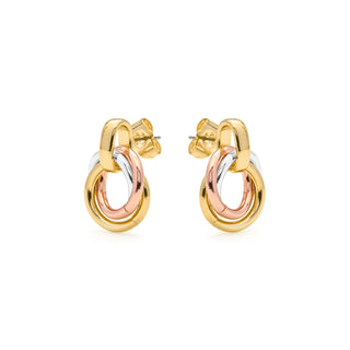 Pendientes acabado en oro amarillo 18k - Zenrah-amarillo