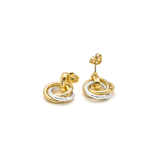 Pendientes acabado en oro amarillo 18k - Zenrah-amarillo