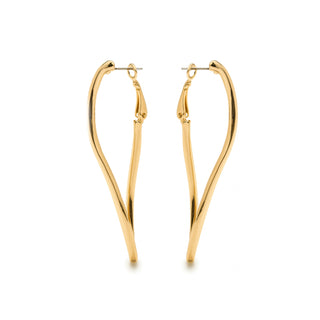 Pendientes acabado en oro amarillo 18k - Lankal-amarillo