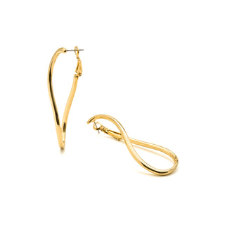 Pendientes acabado en oro amarillo 18k - Lankal-amarillo