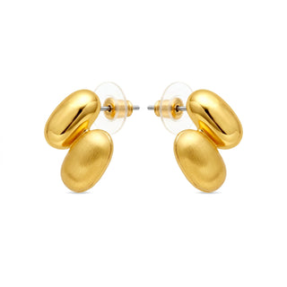 Pendientes acabado en oro amarillo de 18k - Jiola-Dorado