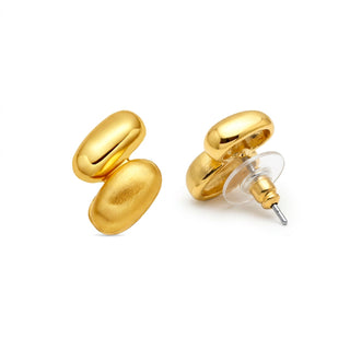 Pendientes acabado en oro amarillo de 18k - Jiola-Dorado
