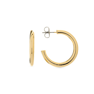 Pendientes de 29mm de diámetro acabado Oro Amarillo de 18K - Dancir-amarillo