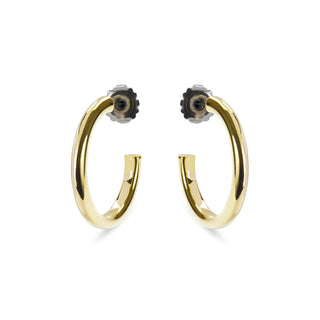 Pendientes de 29mm de diámetro acabado Oro Amarillo de 18K - Dancir-amarillo