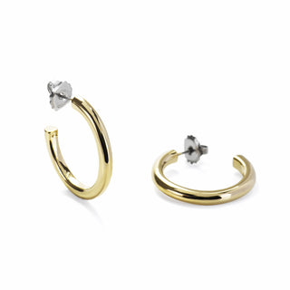 Pendientes de 29mm de diámetro acabado Oro Amarillo de 18K - Dancir-amarillo