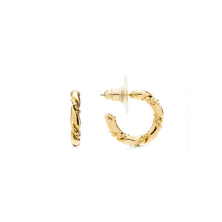 Pendientes de 12mm de diámetro acabado Oro Amarillo de 18K - Phiaken-amarillo