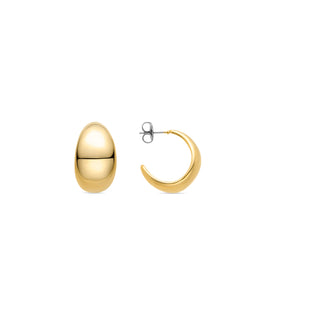 Pendientes acabados en oro amarillo 18K - Elfay-amarillo