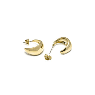 Pendientes acabados en oro amarillo 18K - Elfay-amarillo