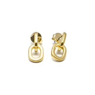 Pendientes acabados en oro amarillo 18K - Khihu-amarillo