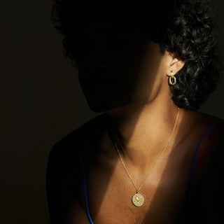 Pendientes acabados en oro amarillo 18K - Khihu-amarillo