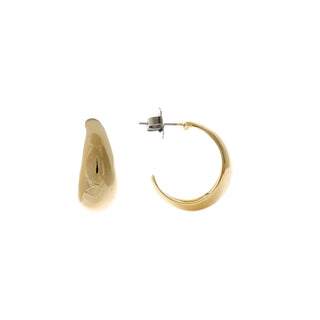 Pendientes de 19mm de diámetro acabado Oro Amarillo de 18K - Ami-amarillo