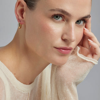 Pendientes acabados en oro amarillo 18K - Tankon-amarillo