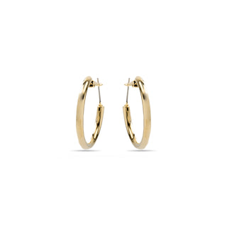Pendientes de 30mm de diámetro acabado Oro Amarillo de 18k - Sadro-amarillo