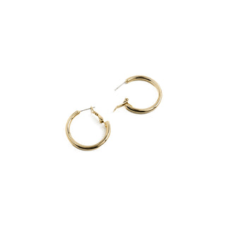 Pendientes de 30mm de diámetro acabado Oro Amarillo de 18k - Sadro-amarillo