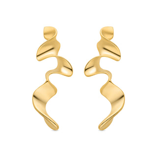 Pendientes acabado oro 18k - Triyie-amarillo
