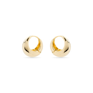 Pendientes de 20mm de diámetro acabado Oro Amarillo 18k - Zatar-amarillo