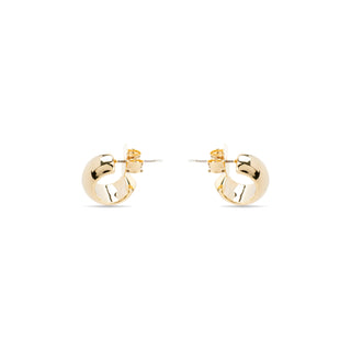 Pendientes de 20mm de diámetro acabado Oro Amarillo 18k - Metha-amarillo