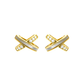 Pendientes acabado en oro amarillo 18k - Fimi-amarillo
