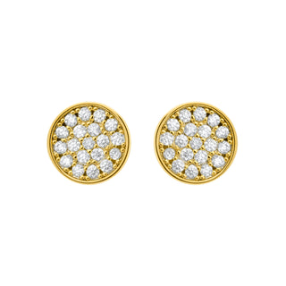 Pendientes acabado en oro amarillo 18k - Rounvi-amarillo