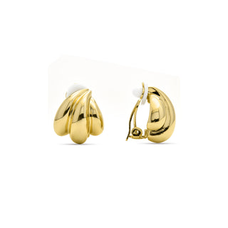 Pendientes acabado en oro amarillo 18k - Xiwind-amarillo