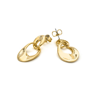Pendientes acabado en oro amarillo 18k - Karme-amarillo