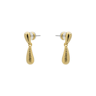 Pendientes acabado en oro amarillo de 18k - Hanit-DORADO