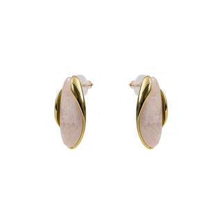 Pendientes Chisab acabado oro amarillo 18k - Chisab-BLANCO
