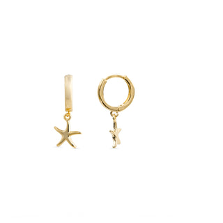 Pendientes acabados en oro amarillo 18K - Ashir-amarillo