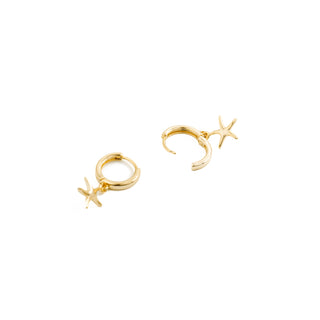 Pendientes acabados en oro amarillo 18K - Ashir-amarillo