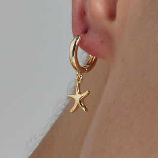 Pendientes acabados en oro amarillo 18K - Ashir-amarillo